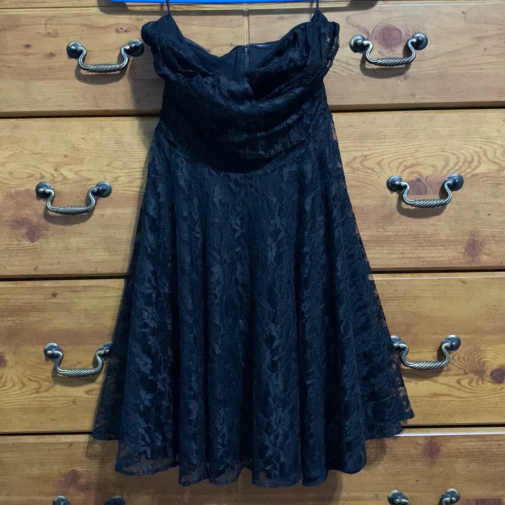 Express black mini dress, size 2.